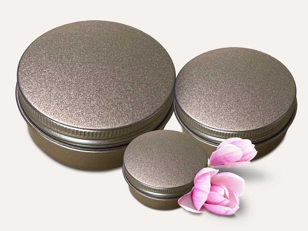 Gold - Tiegel für Tattoocreme mit eigenem Logo