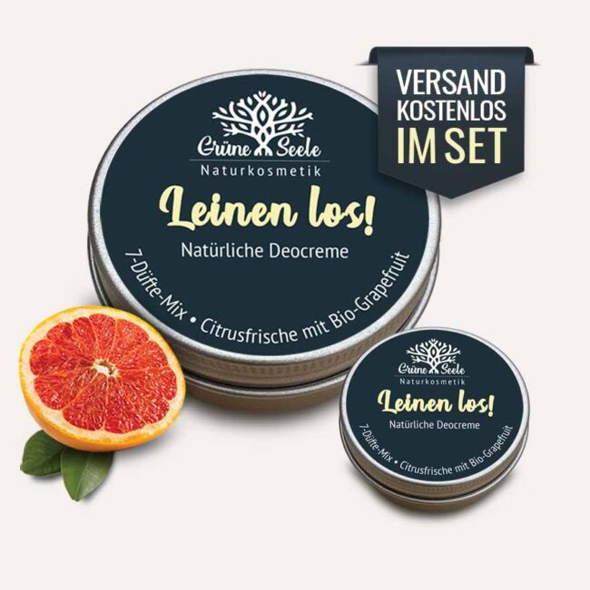 Leinen los - natürliche Deocreme
